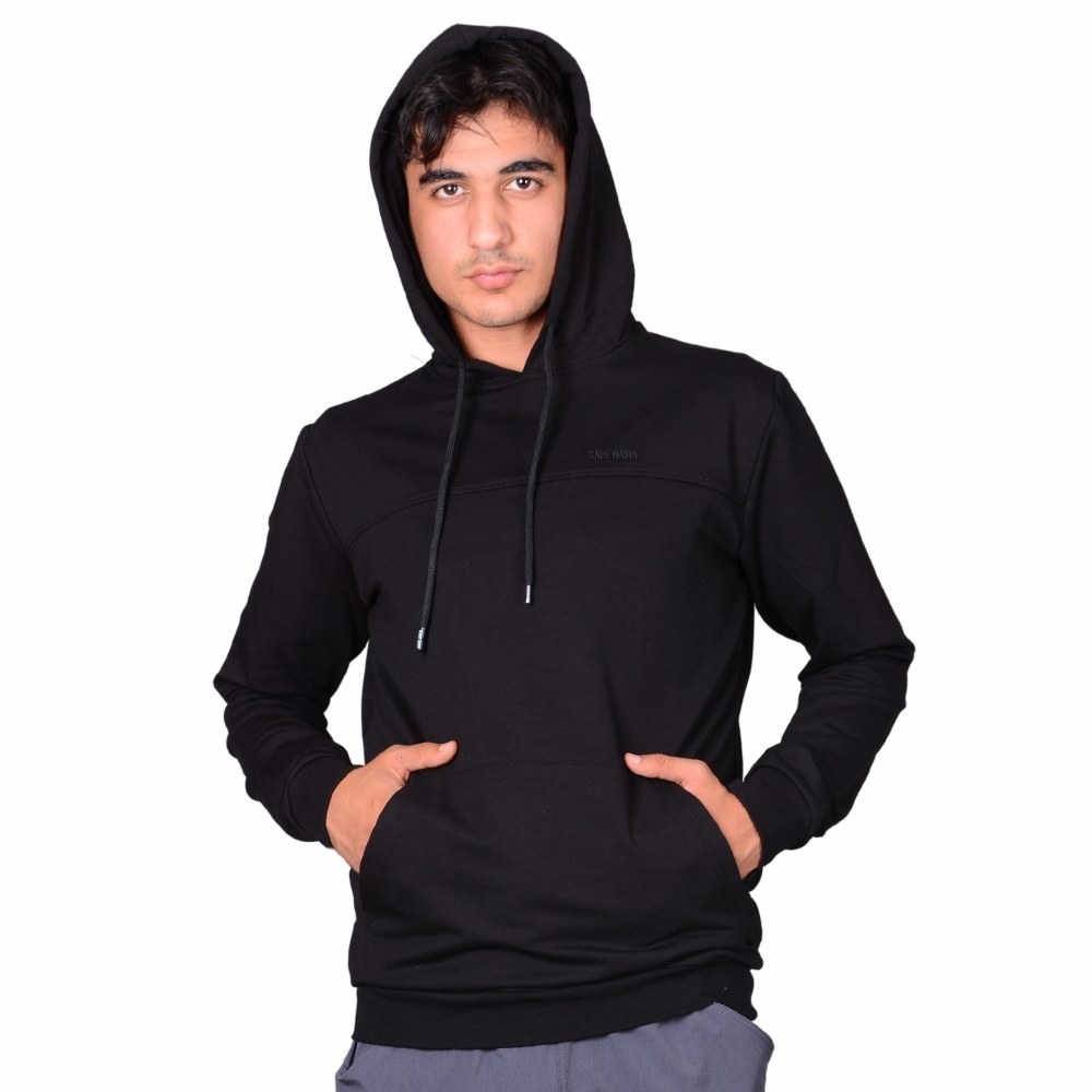 087 SİYAH İKİ İPLİK KAPÜŞON. SWEAT XXL